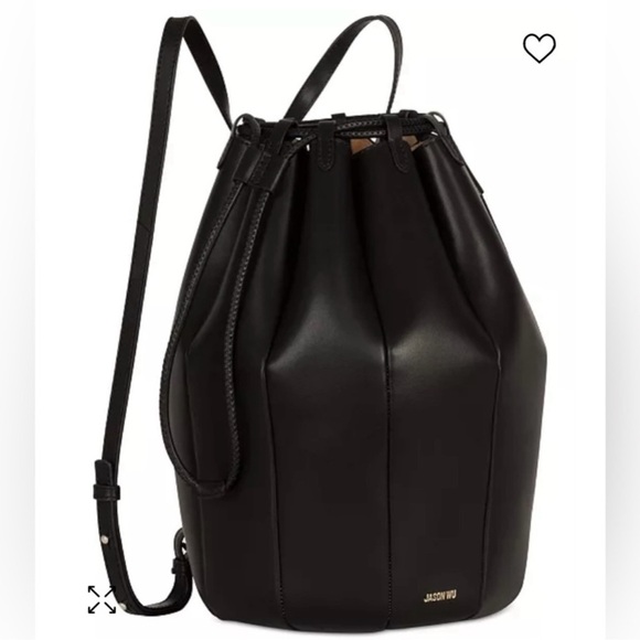 NEW JASON WU TULIP LEATHER BLACK BACKPACK BAG AUTHENTIC NWT! main image 7